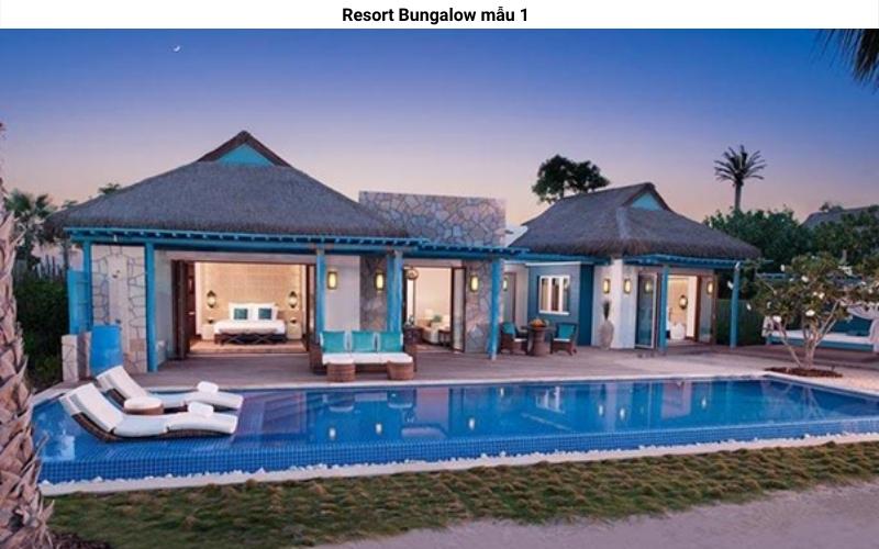 mẫu Resort Bungalow 1